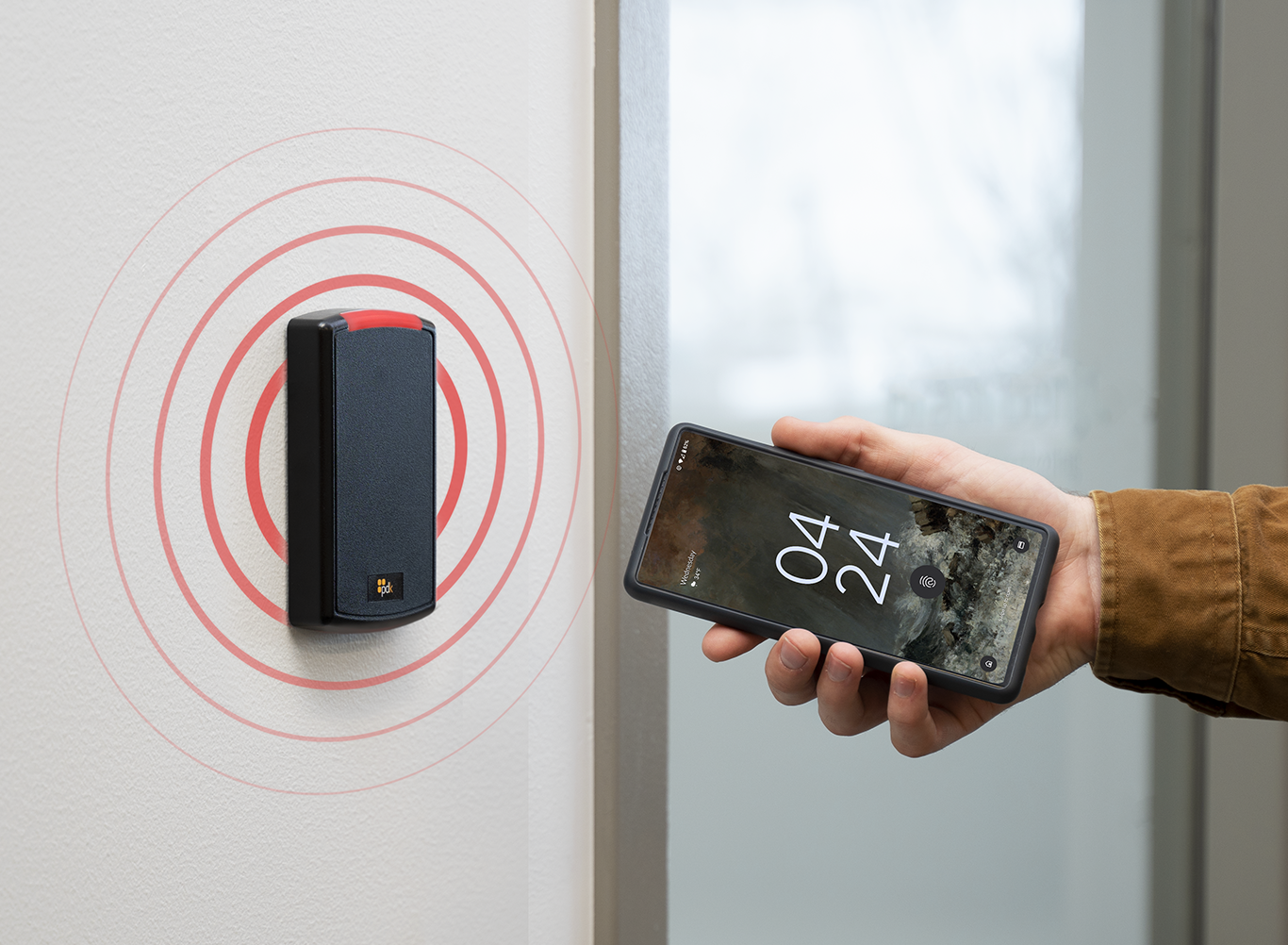 PDK access control readers allow residents & visitors to interact